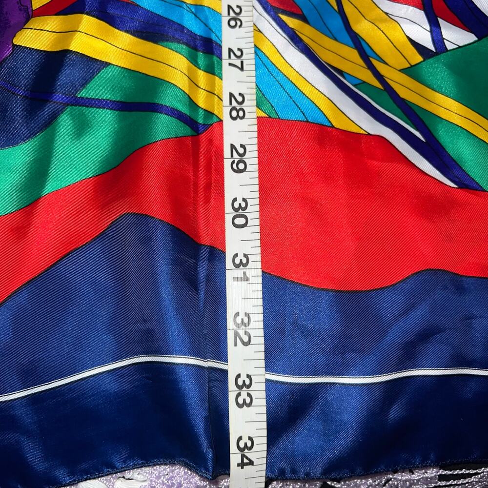 Vintage Abstract Scarf - Picture 7 of 11